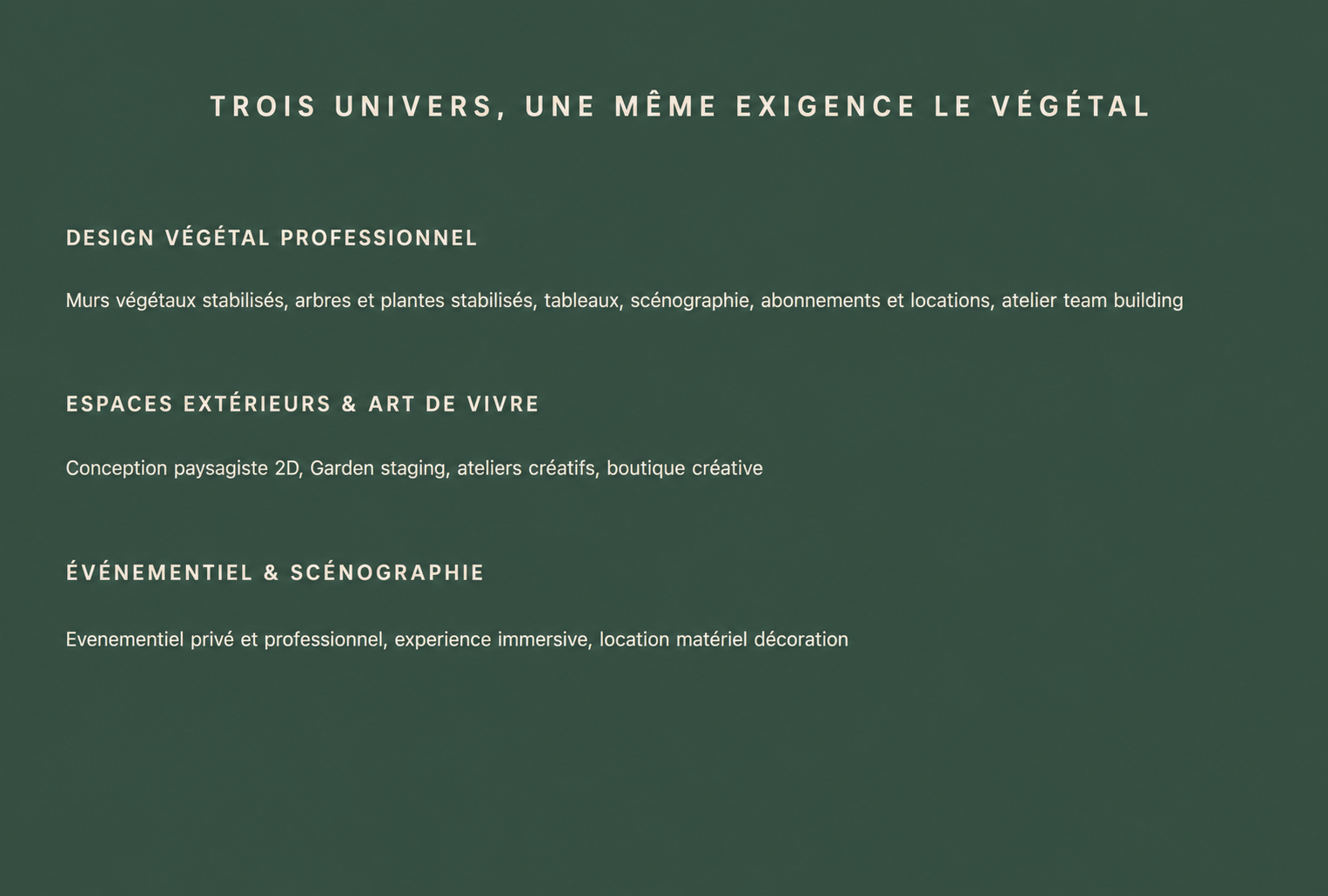 mur végétal